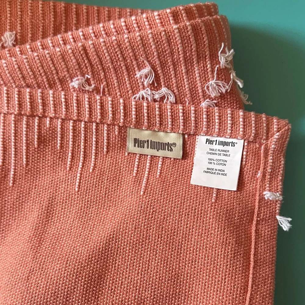 Pier 1 Coral Table Runner